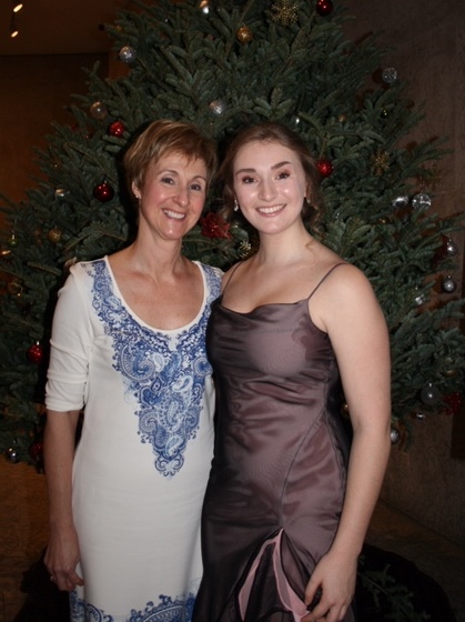 Jacqueline with long time student Nika